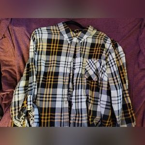 Plaid button up shirt
